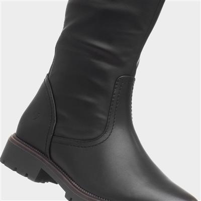 Verbena Womens Black Knee High Boot