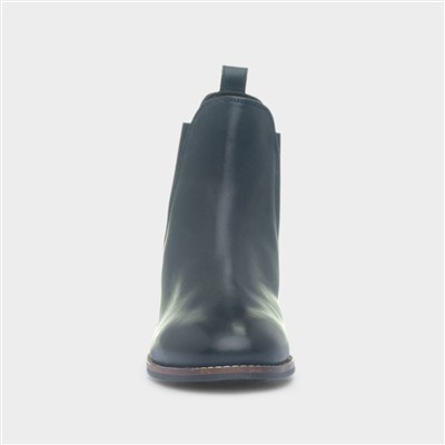 Colette Womens Navy Ankle Boot