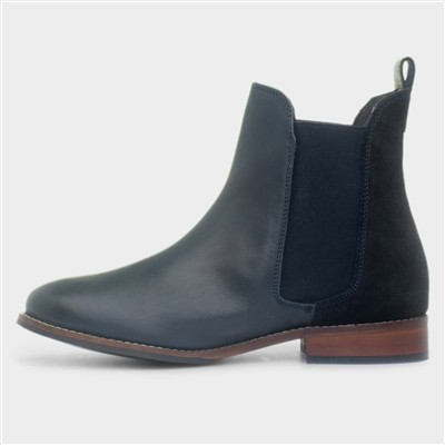 Colette Womens Navy Ankle Boot