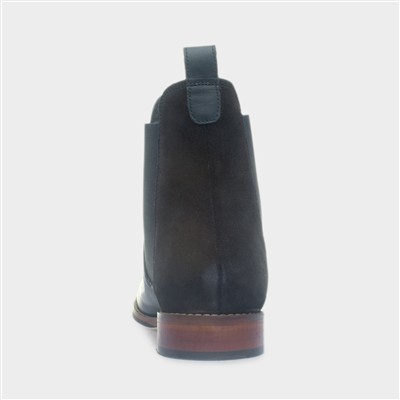 Colette Womens Navy Ankle Boot
