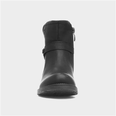 Cicely Womens Black Ankle Boot