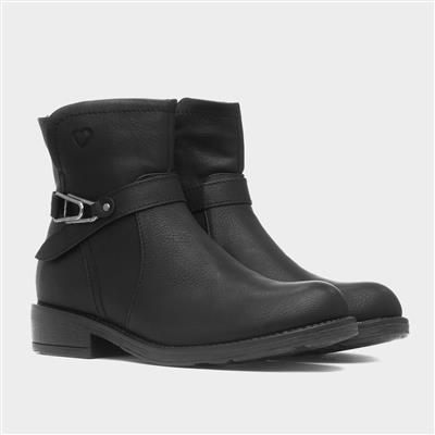 Cicely Womens Black Ankle Boot