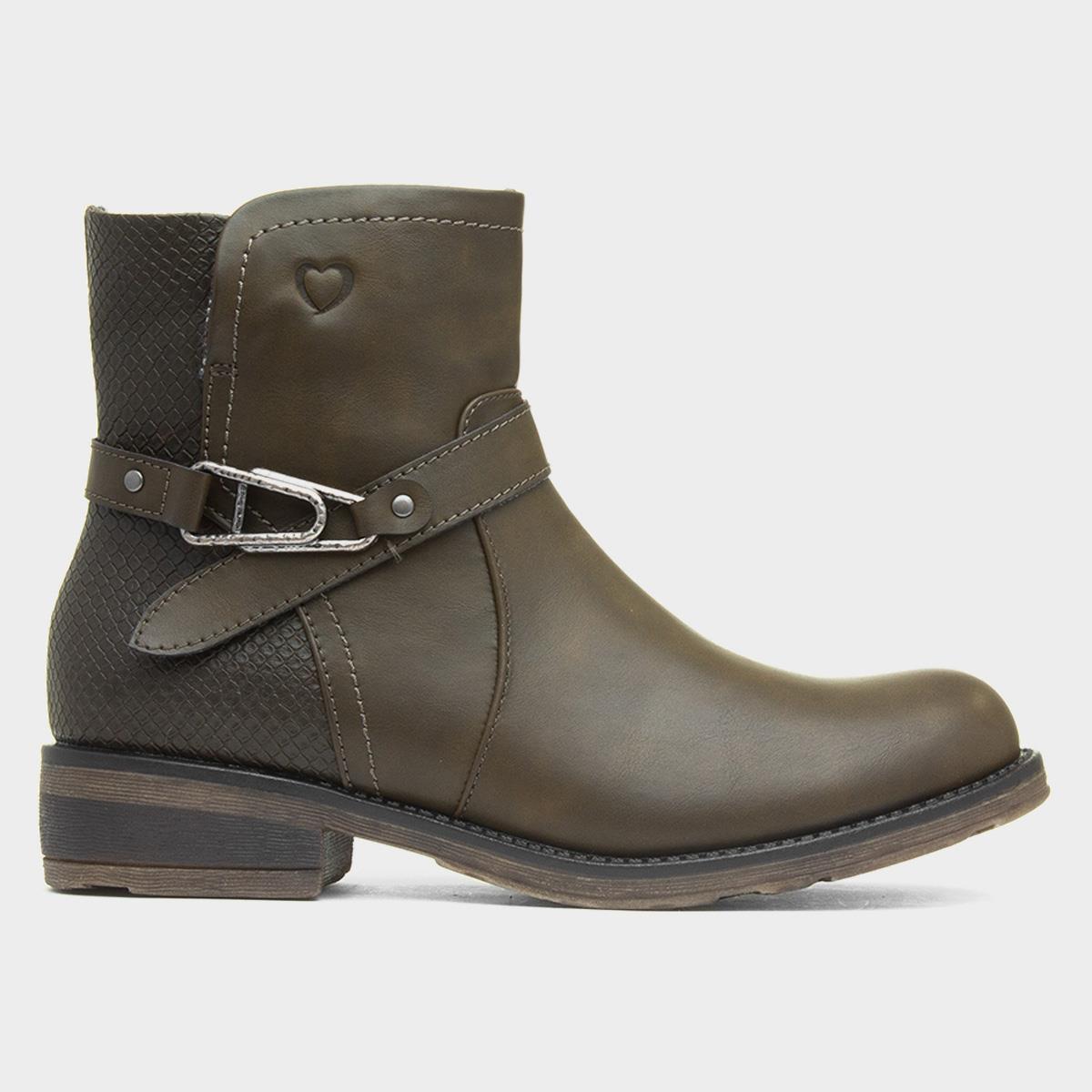 Cicely Womens Green Ankle Boot