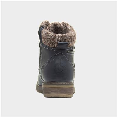 Benson III Womens Navy Ankle Boot