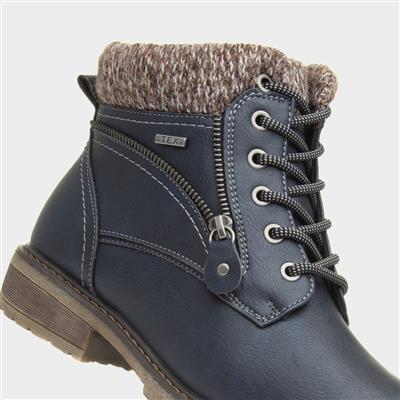 Benson III Womens Navy Ankle Boot