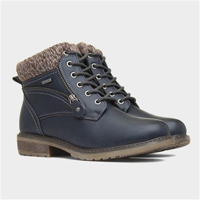 Benson III Womens Navy Ankle Boot