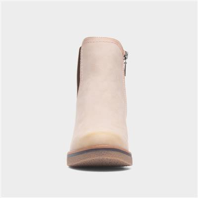 Tonia Womens Beige Ankle Boot
