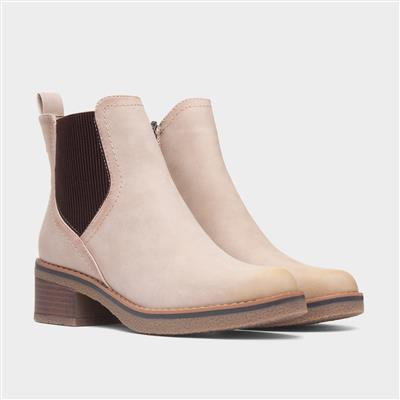 Tonia Womens Beige Ankle Boot