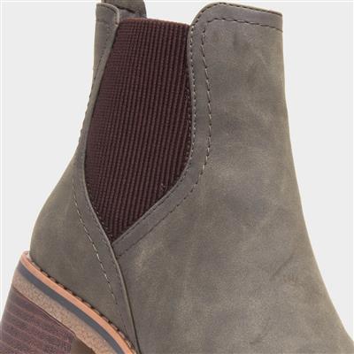 Tonia Womens Olive Ankle Boot