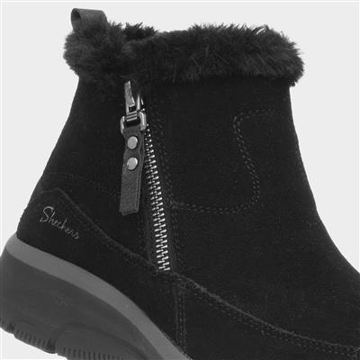 Easy Going Cool Zip Womens Black Boot