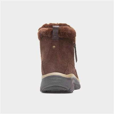 Easy Going Cool Zip Womens Brown Boot