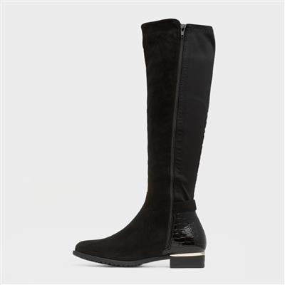 Natalie Womens Black Boots