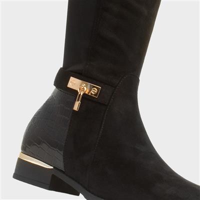 Natalie Womens Black Boots