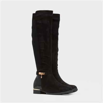 Natalie Womens Black Boots