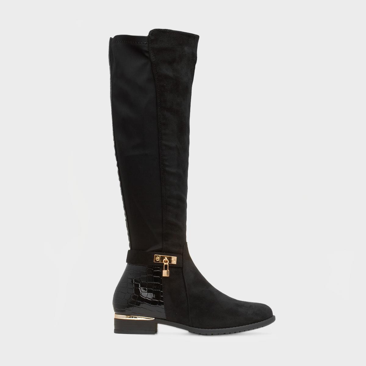 Natalie Womens Black Boots