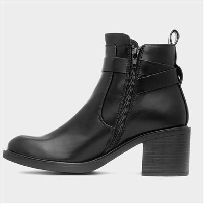 Mari Womens Black Ankle Boot
