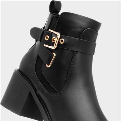 Mari Womens Black Ankle Boot