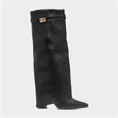 Truffle Cassidy Womens Black Knee High Boot