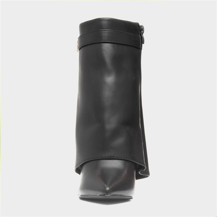 Sadie Womens Black Zip Up Boot