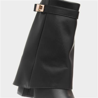 Sadie Womens Black Zip Up Boot