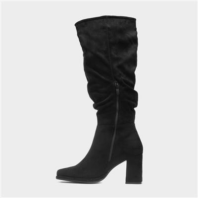 Truffle Kamala Womens Black Knee High Boots
