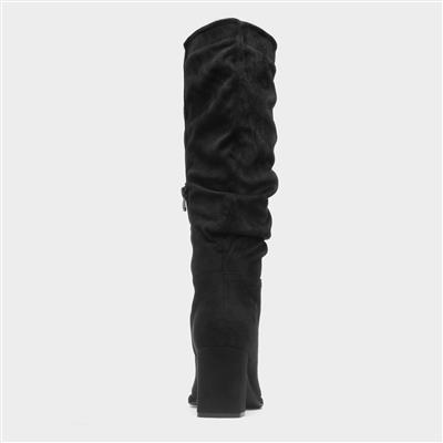 Truffle Kamala Womens Black Knee High Boots