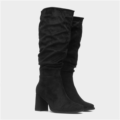 Truffle Kamala Womens Black Knee High Boots