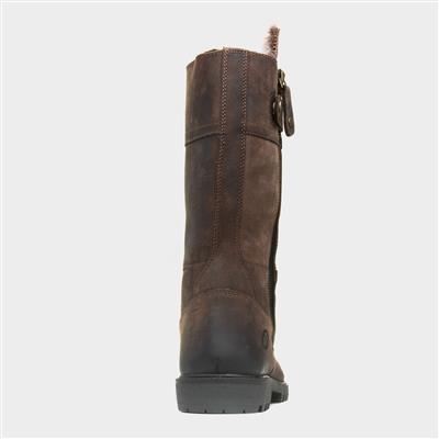 Bushcombe Womens Dark Brown Leather Boot