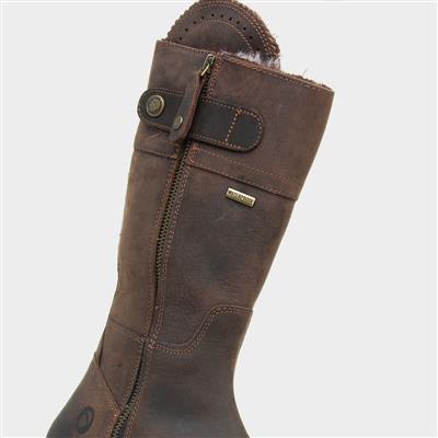 Bushcombe Womens Dark Brown Leather Boot
