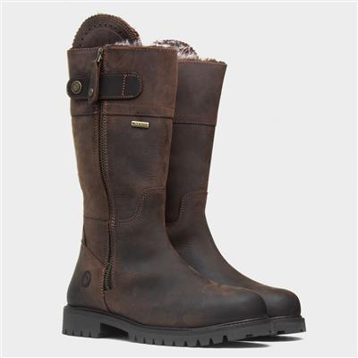 Bushcombe Womens Dark Brown Leather Boot
