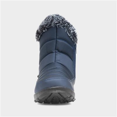 Longleat Womens Navy Boot