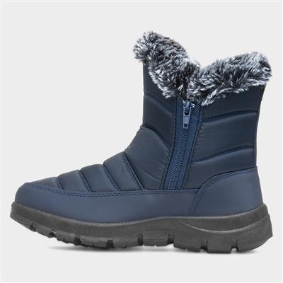 Longleat Womens Navy Boot