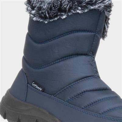 Longleat Womens Navy Boot
