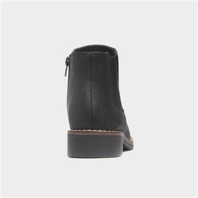 Mollie Womens Black Chelsea Boot