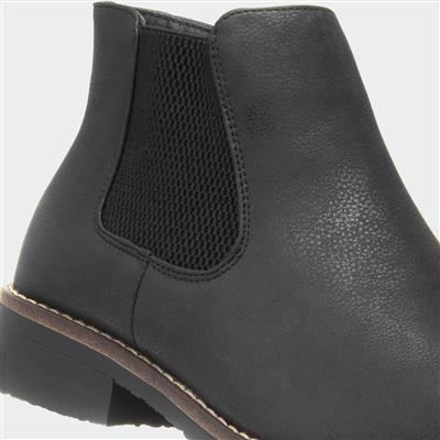 Mollie Womens Black Chelsea Boot