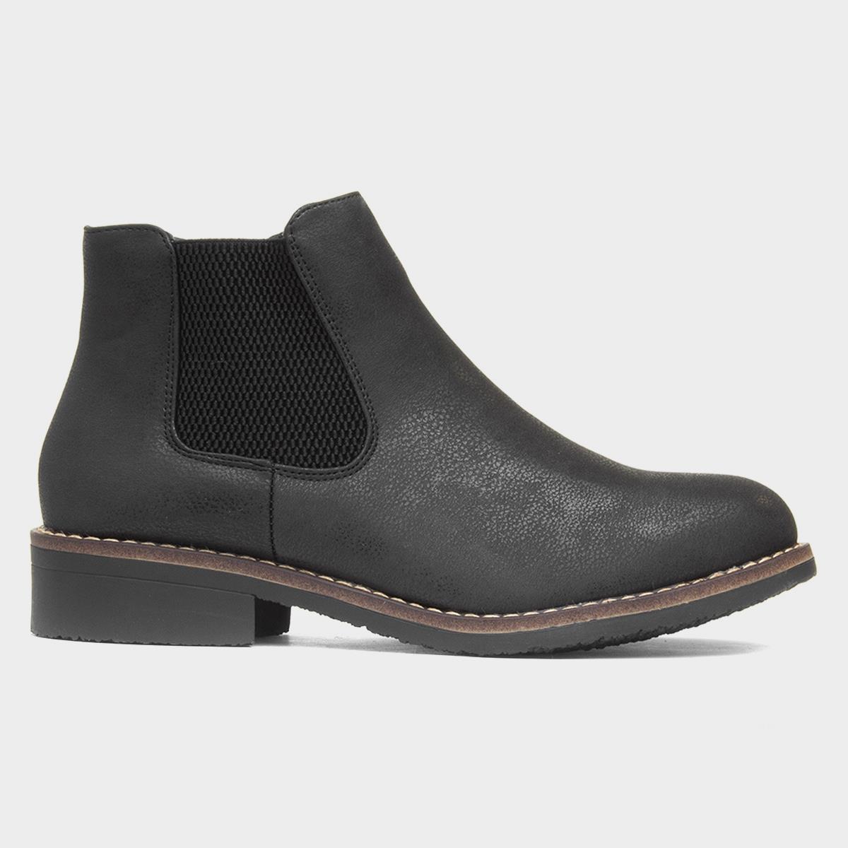 Mollie Womens Black Chelsea Boot