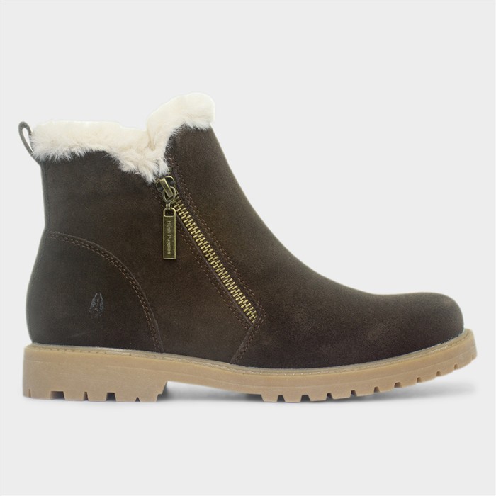Hollis Womens Brown Suede Ankle Boot
