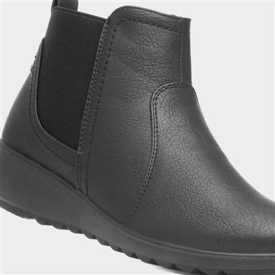 Chelsea Womens Black Ankle Boot