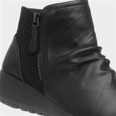 Darcey Womens Black Ankle Boot