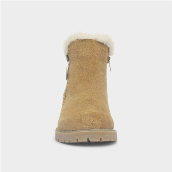 Hollis Womens Tan Suede Ankle Boot