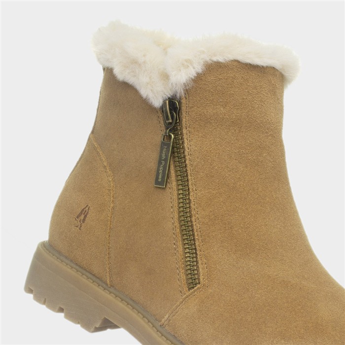 Hollis Womens Tan Suede Ankle Boot