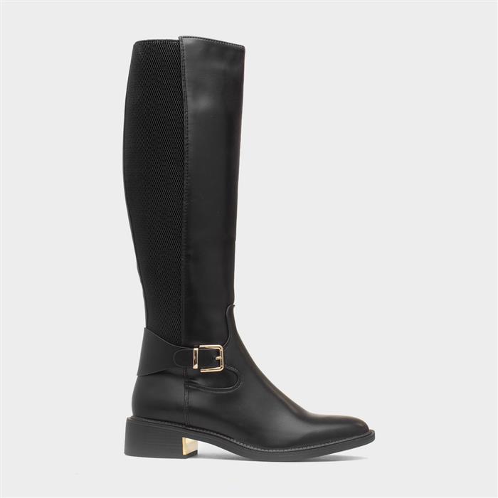 Aria Womens Black High Leg Boot