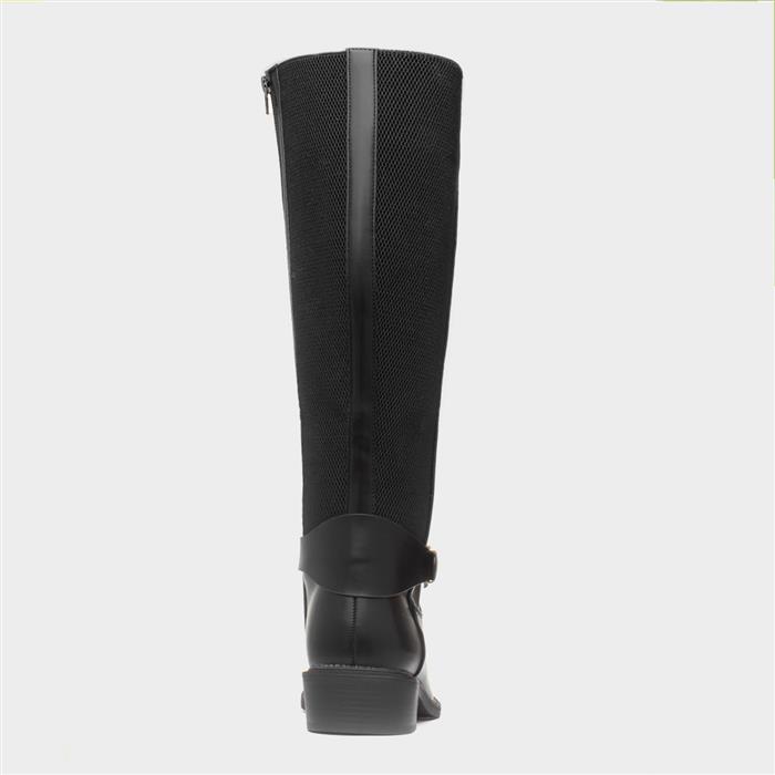 Aria Womens Black High Leg Boot