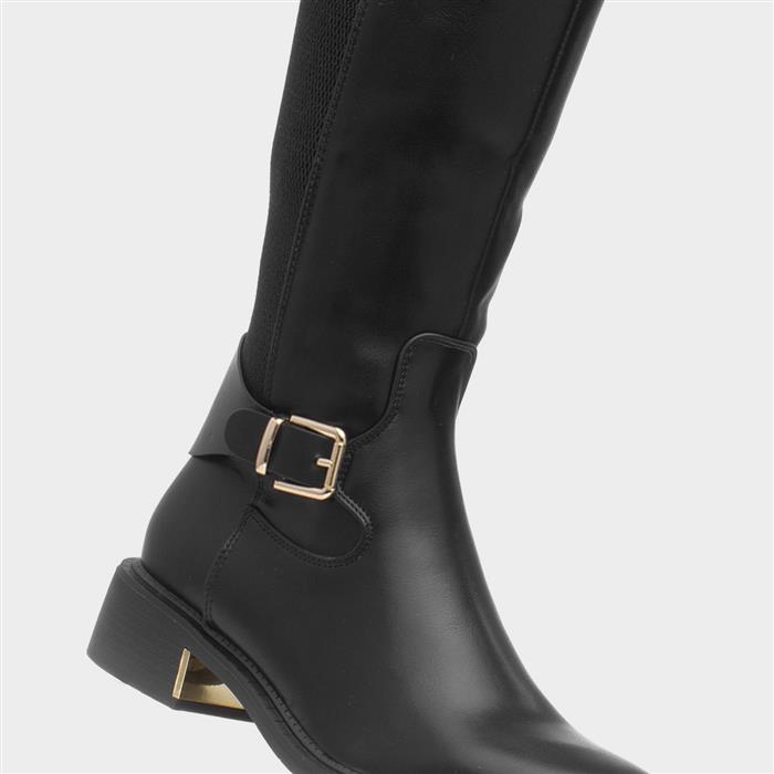 Aria Womens Black High Leg Boot