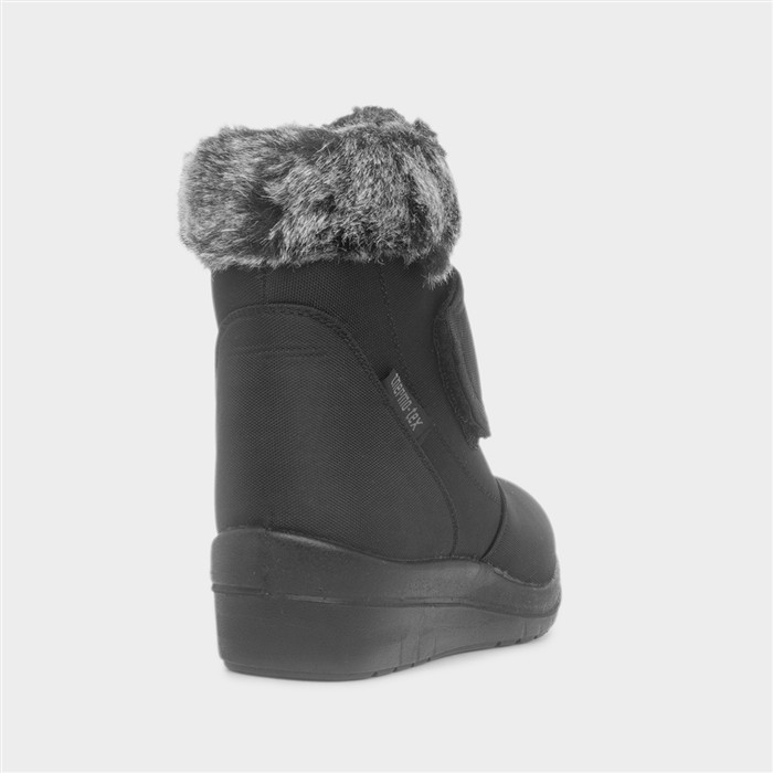 Carla Womens Black Thermo-tex Boot