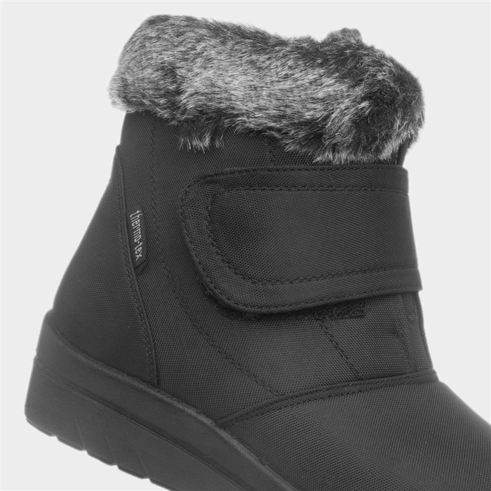 Carla Womens Black Thermo-tex Boot
