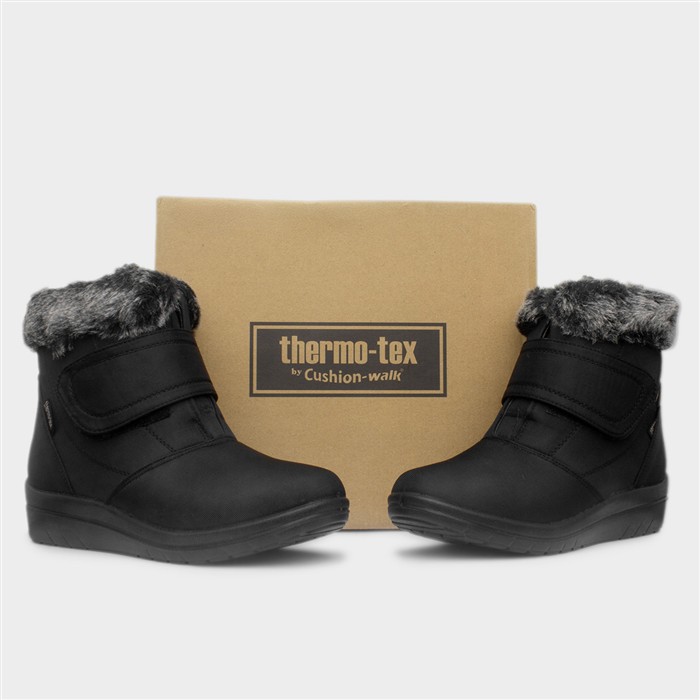 Carla Womens Black Thermo-tex Boot