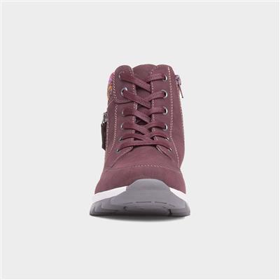 Buttermere Womens Burgundy Ankle Boot