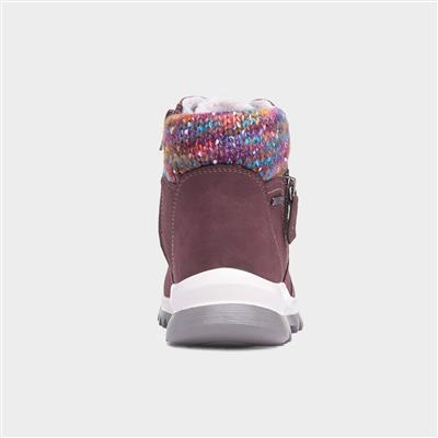 Buttermere Womens Burgundy Ankle Boot