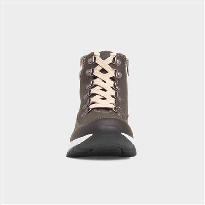 Jet Womens Ankle Olive Boot